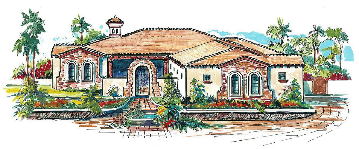 Floor Plan #1261 Rendering