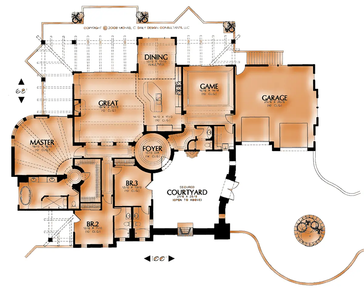 Southwest Home Designs Plan #1268