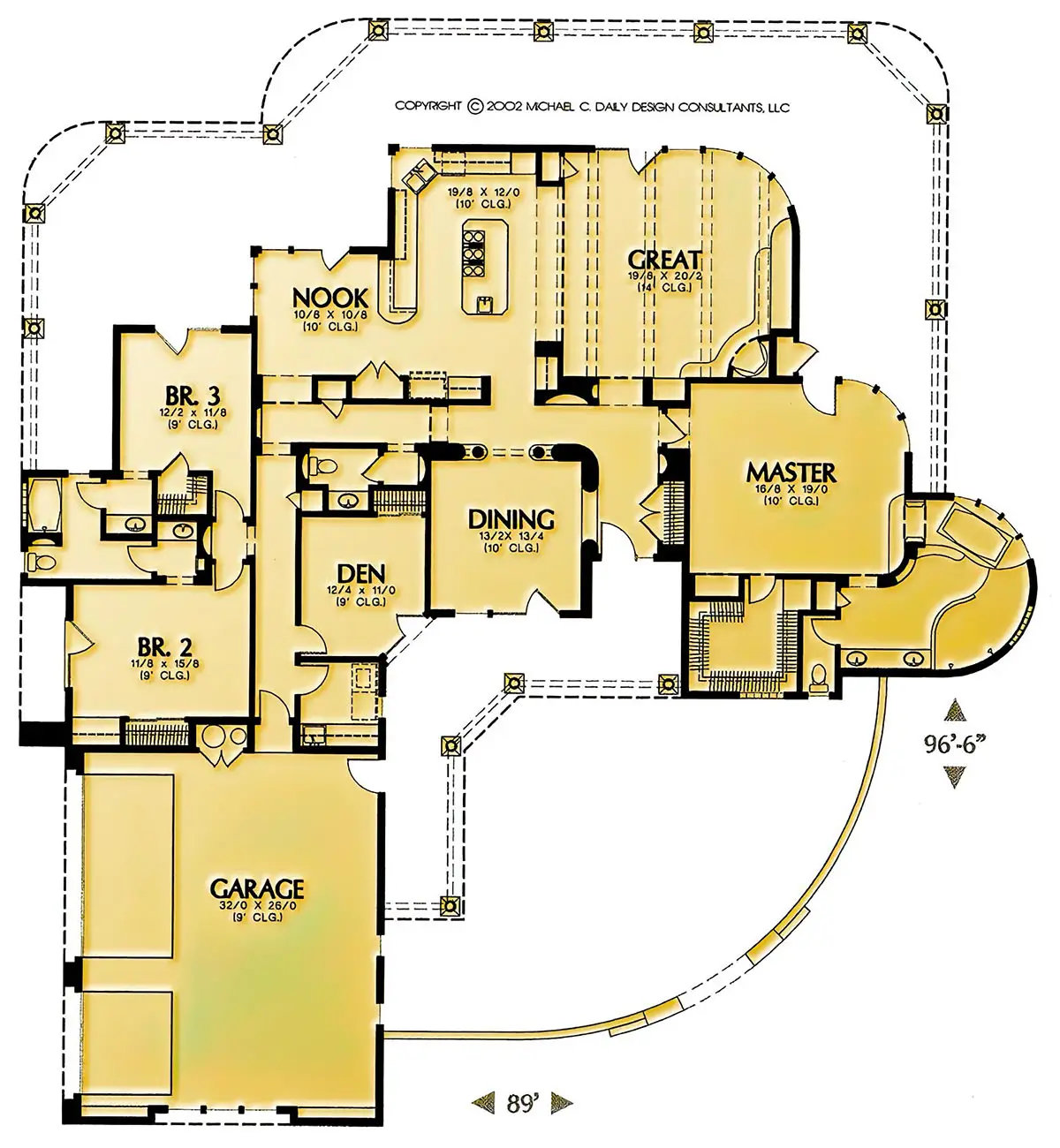Southwest Home Designs Plan #1302