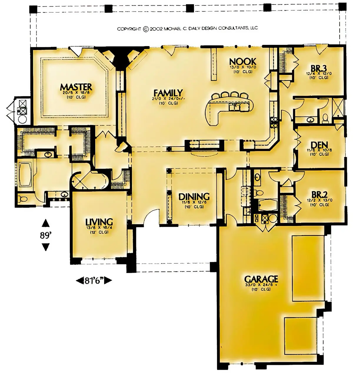 Southwest Home Designs Plan #1306