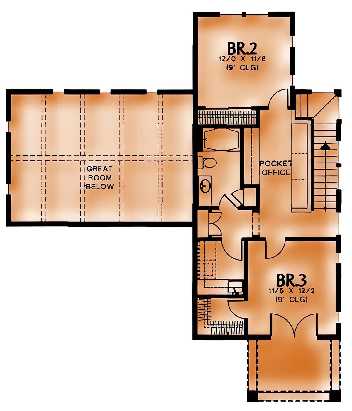 Southwest Home Designs Plan #2209A