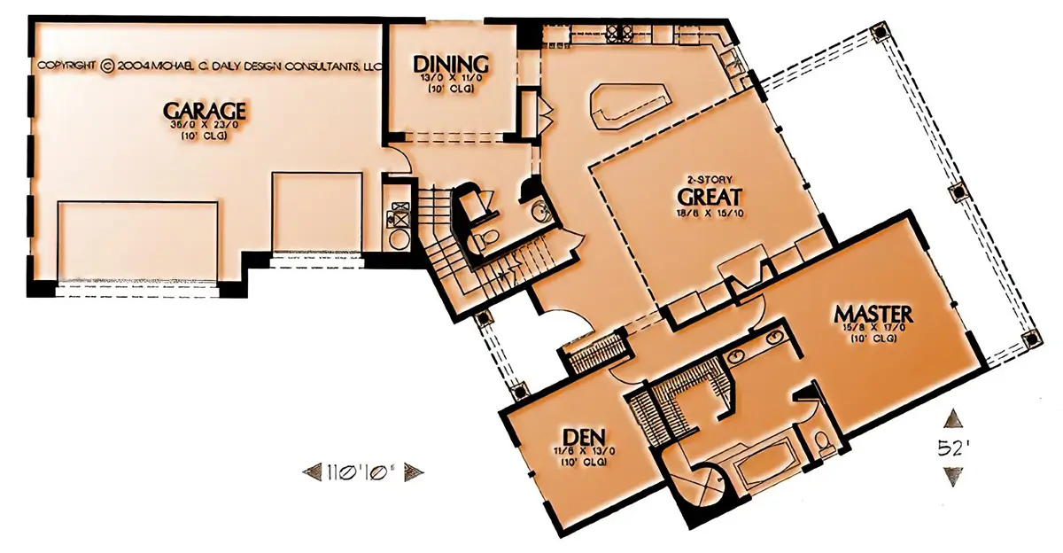 Southwest Home Designs Plan #2210